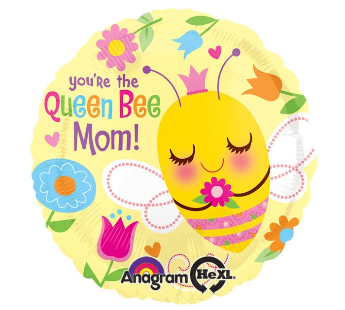 You're the Queen Bee Mom Mylar Balloon Singapore